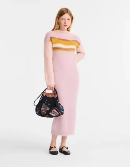 Longchamp Le Pliage Filet L Mesh Bag – Black vip time amman jordan